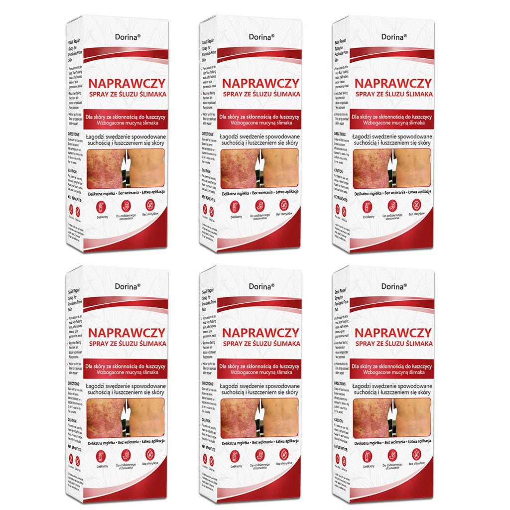🔥Spray regenerujący Dorina® jest przeznaczony do stosowania w przypadku swędzenia i łuszczenia się skóry wywołanych łuszczycą.