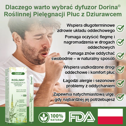 🔥Dorina® Botaniczny dyfuzor LungCare z dziewanny