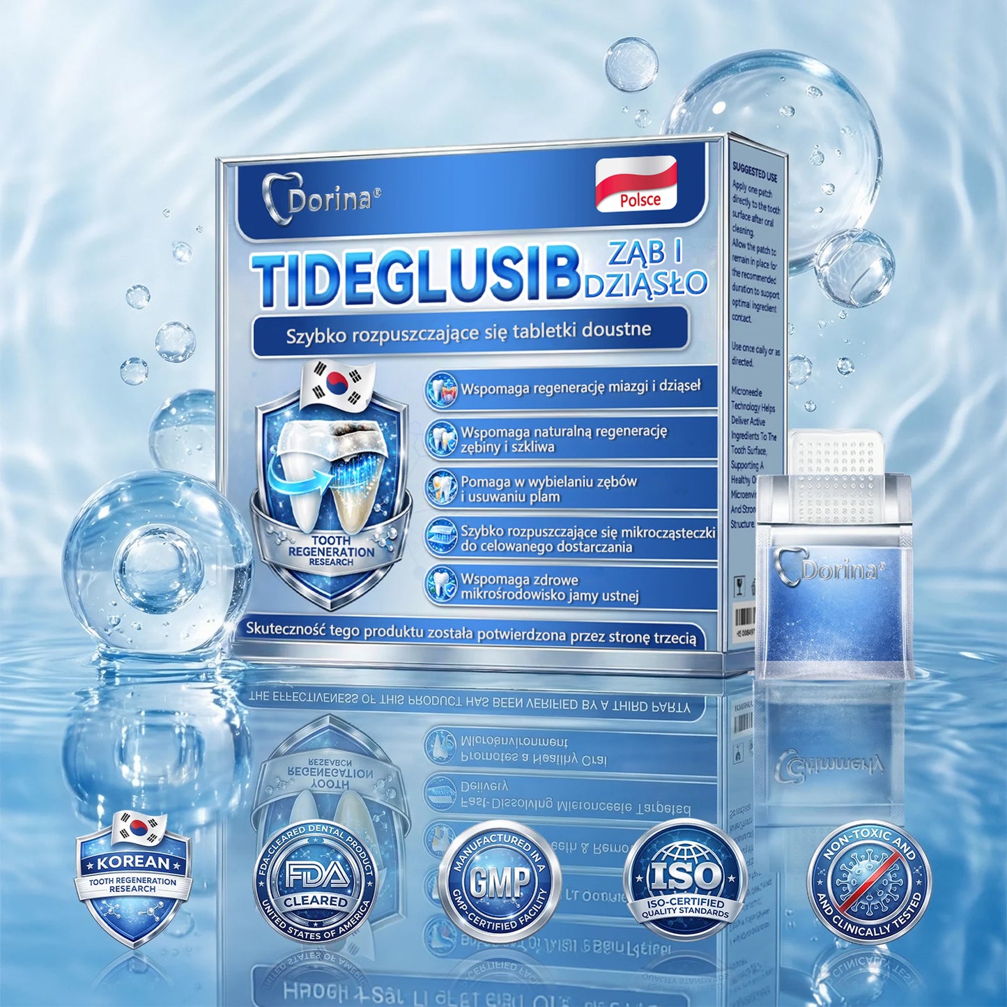 💚 💚 Dorina® Tideglusib Dental Repair Patches