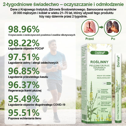 🔥Dorina® Botaniczny dyfuzor LungCare z dziewanny
