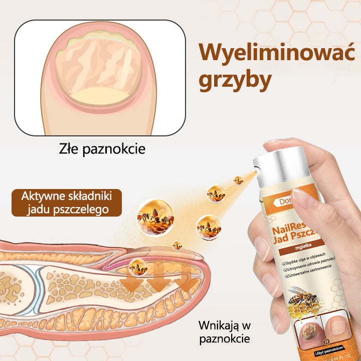 ✅Dorina® spray z jadem pszczelim nailrescue