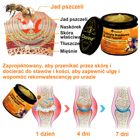 🔥Dorina®Toksyna botulinowa i jad pszczeli Balsam Łagodzący Ból i Leczenie Kości🐝 (Polecane dla seniorów przez ortopedów)🔥