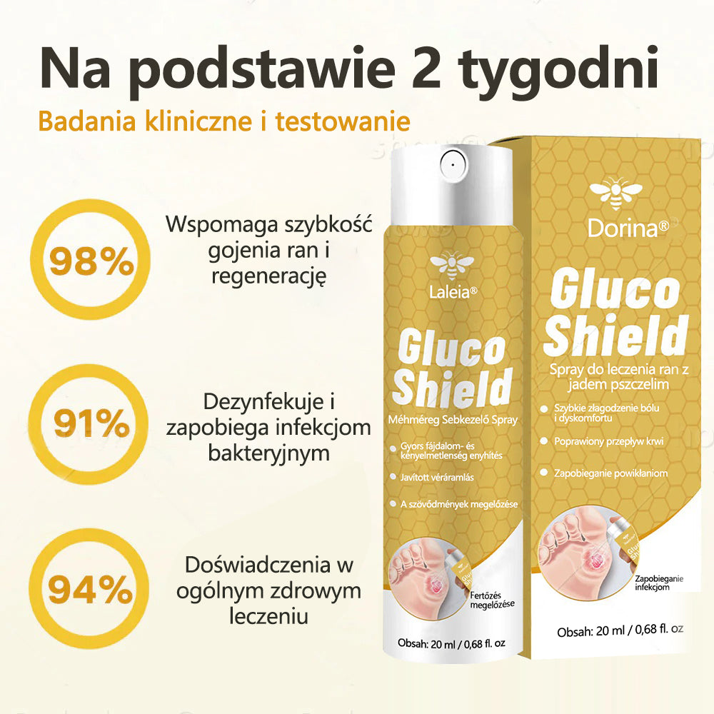 Dorina®GlucoShield – spray na rany z jadem pszczelim🔥