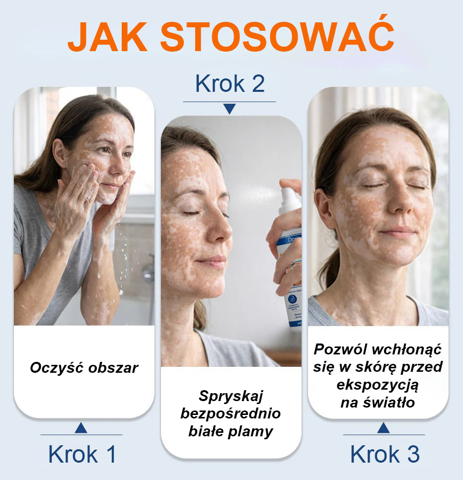 💧💧💧Spray aktywujący repigmentację Piperine Dorina®