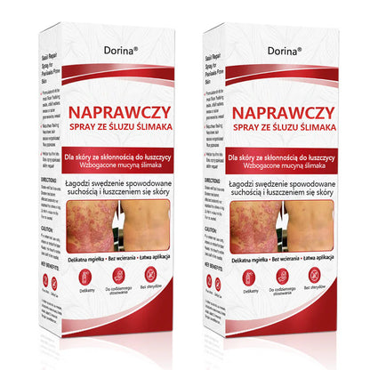 🔥Spray regenerujący Dorina® jest przeznaczony do stosowania w przypadku swędzenia i łuszczenia się skóry wywołanych łuszczycą.
