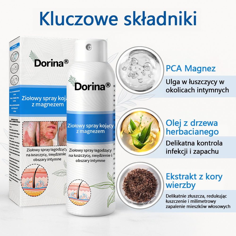 Oficjalny sklep✅: Dorina®Magnezowy spray ziołowy na łuszczycę✨