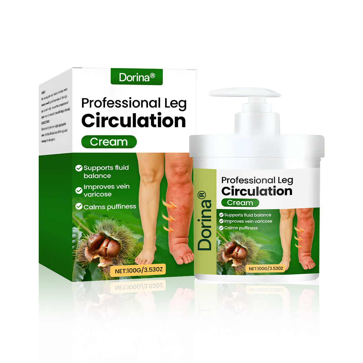 🔥Dorina® Krem ziołowy łagodzący obrzęki z czarnuszką